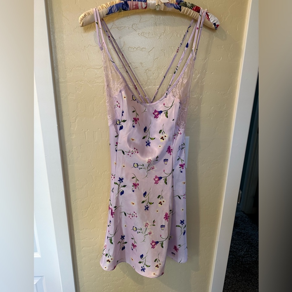 Victoria’s Secret Chemise Gown Lavender Floral